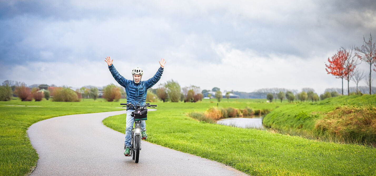 So sieht echte Freiheit aus! Zwischen Utrecht und Houten kannst du sie erleben – auf dem Fahrradweg!